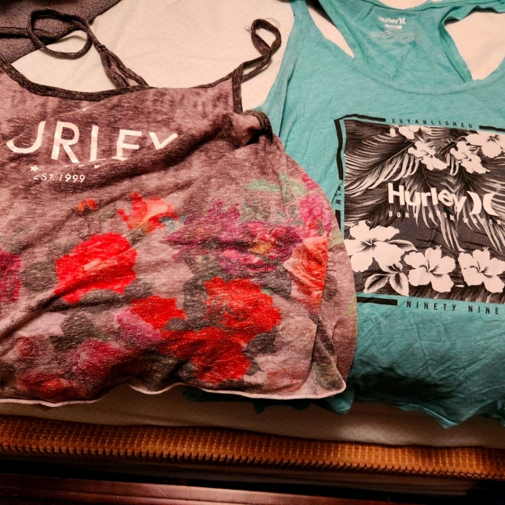 2 Hurley shirts
